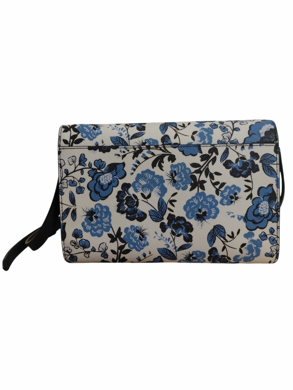 Kate Spade Vase Floral Print Blue Multi Wallet On String Crossbody Bag - Picture 5 of 5